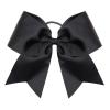 imageOaoleer 21PCS 8quot Large Cheer Bows White Bows Jumbo Cheerleader Bow with Ponytail Holder Elastic Band Handmade for Cheerleading Teen Girls College SportsBlack 21PCS