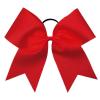 imageOaoleer 8inch Jumbo Large Cheer Bows Ponytail Holder Elastic Band Handmade Boutique Hair Accessories for Cheerleading Teen Girls College Women Sports 1PCS WhiteRed