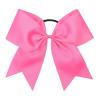 imageOaoleer 8inch Jumbo Large Cheer Bows Ponytail Holder Elastic Band Handmade Boutique Hair Accessories for Cheerleading Teen Girls College Women Sports 1PCS WhiteHot Pink