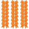 imageOaoleer 21PCS 8quot Large Cheer Bows White Bows Jumbo Cheerleader Bow with Ponytail Holder Elastic Band Handmade for Cheerleading Teen Girls College SportsOrange 21PCS