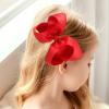 image32PCS Red Hair Accessories Set by Oaoleer  Grosgrain Ribbon Bows Cheer Bows Alligator Clips Curly Koker Bows Hair Ties Headbands for Little GirlsRed