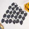 imageOAOLEER 12PCS Glitter Cheer Hair Bows for Cheerleading Cheer Bow with Ponytail Holder for Teen Girls Cheerleader WhiteBlack