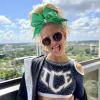 imageOAOLEER 6PCS Glitter Cheer Hair Bows for Cheerleading Shiny Rhinestones Large Jumbo Cheer Bow with Ponytail Holder for Teen Girls Cheerleader BlackGreen