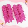 imageOaoleer 12PCS 7quot Large Glitter Cheer Hair Bows Ponytail Holder Elastic Band Handmade for Cheerleading Teen Girls College Sports Sequin Mixedcolor 12PCSShocking Pink