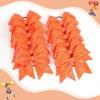 imageOaoleer 12PCS 7quot Large Glitter Cheer Hair Bows Ponytail Holder Elastic Band Handmade for Cheerleading Teen Girls College Sports Sequin Mixedcolor 12PCSOrange
