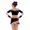 imageOaoleer 12PCS 7quot Large Glitter Cheer Hair Bows Ponytail Holder Elastic Band Handmade for Cheerleading Teen Girls College Sports Sequin Mixedcolor 12PCSPurple