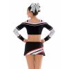 imageOaoleer 12PCS 7quot Large Glitter Cheer Hair Bows Ponytail Holder Elastic Band Handmade for Cheerleading Teen Girls College Sports Sequin Mixedcolor 12PCSSilver