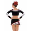 imageOaoleer 12PCS 7quot Large Glitter Cheer Hair Bows Ponytail Holder Elastic Band Handmade for Cheerleading Teen Girls College Sports Sequin Mixedcolor 12PCSRed