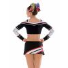imageOaoleer 12PCS 7quot Large Glitter Cheer Hair Bows Ponytail Holder Elastic Band Handmade for Cheerleading Teen Girls College Sports Sequin Mixedcolor 12PCSRainbow