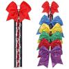 imageOAOLEER Cheer Bow Holder for Cheerleading Backpack Bag Sports Cheerleading Bow Storage Hanging Chain 5 Clasp Red 1 CountRed 5 Clasp