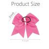 image16PCS 8quot White ampamp 8PCS 7quot Breast Cancer Awareness Cheerleader Large Bow Cheer Hair Bows Ponytail Holder Elastic Band for Cheerleading Teen Girls College Sports