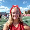 imageOAOLEER 16pcs Cheer Hair Bows for Cheerleader College Style Long Tail Skinny Cheer Bow Elastic Hair Tie Bows for Teens Girls Softball Competition Sports Cheerleaders WhiteRed