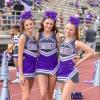 imageOaoleer 12PCS Glitter Cheer Hair Bows for Cheerleading 7inch Large Jumbo Cheer Bow with Ponytail Holder for Teen Girls Softball Cheerleader BluePurple