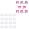 image16PCS 8quot White ampamp 8PCS 7quot Breast Cancer Awareness Cheerleader Large Bow Cheer Hair Bows Ponytail Holder Elastic Band for Cheerleading Teen Girls College Sports