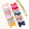 image40Pcs 35Inch Hair Bows Clips for Baby Girls Oaoleer Neutral Linen Pigtail Bows Double Bun Ponytail Bow Hair Barrettes Accessories for Babies Infant Toddlers Kids in PairsToddler Bows 1