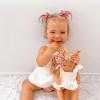 image40Pcs 35Inch Hair Bows Clips for Baby Girls Oaoleer Neutral Linen Pigtail Bows Double Bun Ponytail Bow Hair Barrettes Accessories for Babies Infant Toddlers Kids in PairsHair BowsB