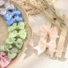 imageOAOLEER 2inch Baby Hair Clips 24 Pieces12 Pairs Fully Lined Baby Bows Hair Pins for Baby Girls Infants Toddlers 12 Colors in Pairs Style CStyle A24pcs