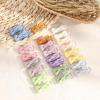 imageOAOLEER 2inch Baby Hair Clips 24 Pieces12 Pairs Fully Lined Baby Bows Hair Pins for Baby Girls Infants Toddlers 12 Colors in Pairs Style CStyle B24pcs