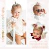 imageOAOLEER 2inch Baby Hair Clips 24 Pieces12 Pairs Fully Lined Baby Bows Hair Pins for Baby Girls Infants Toddlers 12 Colors in Pairs Style CStyle B48pcs
