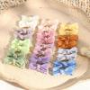 imageOAOLEER 2inch Baby Hair Clips 24 Pieces12 Pairs Fully Lined Baby Bows Hair Pins for Baby Girls Infants Toddlers 12 Colors in Pairs Style CStyle C24pcs