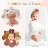 imageOAOLEER 2inch Baby Hair Clips 24 Pieces12 Pairs Fully Lined Baby Bows Hair Pins for Baby Girls Infants Toddlers 12 Colors in Pairs Style CStyle D48pcs