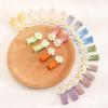 imageOAOLEER 2inch Baby Hair Clips 24 Pieces12 Pairs Fully Lined Baby Bows Hair Pins for Baby Girls Infants Toddlers 12 Colors in Pairs Style CStyle E24pcs