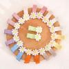 imageOAOLEER 2inch Baby Hair Clips 24 Pieces12 Pairs Fully Lined Baby Bows Hair Pins for Baby Girls Infants Toddlers 12 Colors in Pairs Style CStyle E24pcs