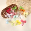 imageOAOLEER 2inch Baby Hair Clips 24 Pieces12 Pairs Fully Lined Baby Bows Hair Pins for Baby Girls Infants Toddlers 12 Colors in Pairs Style CStyle F24pcs