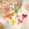 imageOAOLEER 2inch Baby Hair Clips 24 Pieces12 Pairs Fully Lined Baby Bows Hair Pins for Baby Girls Infants Toddlers 12 Colors in Pairs Style CStyle F24pcs