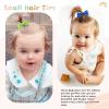 imageOAOLEER 40PCS 2 Inches Baby Hair Ties Toddler Hair Ties with Bows Elastic Ponytail Holders Mini Small For Baby Girls InfantsBaby Hair TiesA