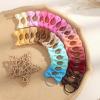 imageOAOLEER 40PCS 2 Inches Baby Hair Ties Toddler Hair Ties with Bows Elastic Ponytail Holders Mini Small For Baby Girls InfantsBaby Hair TiesA