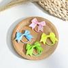 imageOAOLEER 40PCS 2 Inches Baby Hair Ties Toddler Hair Ties with Bows Elastic Ponytail Holders Mini Small For Baby Girls InfantsBaby Hair TiesB
