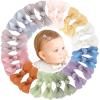 imageOAOLEER 2inch Baby Hair Clips 24 Pieces12 Pairs Fully Lined Baby Bows Hair Pins for Baby Girls Infants Toddlers 12 Colors in Pairs Style CStyle C24pcs