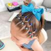 imageOaoleer 20PCS 8 Inch Hair Bows for Girls Grosgrain Ribbon Toddler Hair Accessories with Alligator Clips for Toddlers Baby Girls Kids Teens in Pairs20pcs hair bows500pcs hair ties