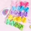 imageOaoleer 20PCS 8 Inch Hair Bows for Girls Grosgrain Ribbon Toddler Hair Accessories with Alligator Clips for Toddlers Baby Girls Kids Teens in Pairs20pcs hair bows500pcs hair ties