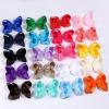 imageOaoleer 20PCS 8 Inch Hair Bows for Girls Grosgrain Ribbon Toddler Hair Accessories with Alligator Clips for Toddlers Baby Girls Kids Teens in Pairs45 Inch StyleD