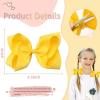 imageOaoleer 20PCS 8 Inch Hair Bows for Girls Grosgrain Ribbon Toddler Hair Accessories with Alligator Clips for Toddlers Baby Girls Kids Teens in Pairs45 Inch StyleD