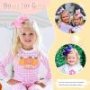 imageOaoleer 20PCS 8 Inch Hair Bows for Girls Grosgrain Ribbon Toddler Hair Accessories with Alligator Clips for Toddlers Baby Girls Kids Teens in Pairs45 Inch StyleD