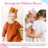 imageOaoleer 20PCS 8 Inch Hair Bows for Girls Grosgrain Ribbon Toddler Hair Accessories with Alligator Clips for Toddlers Baby Girls Kids Teens in Pairs6 Inch StyleD
