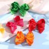 imageOaoleer 20PCS 8 Inch Hair Bows for Girls Grosgrain Ribbon Toddler Hair Accessories with Alligator Clips for Toddlers Baby Girls Kids Teens in PairsStyleC