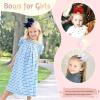 imageOaoleer 20PCS 8 Inch Hair Bows for Girls Grosgrain Ribbon Toddler Hair Accessories with Alligator Clips for Toddlers Baby Girls Kids Teens in PairsStyleA