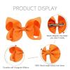 imageOaoleer 40Pcs 45quot Hair Bows Clips Grosgrain Ribbon Alligator Clips Barrettes Hair Accessories for Baby Girls Infants Toddlers Kids Teens Children 45 Inch 20 Colors in Pairs3 Inch Pack of 4020 Colors