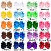 imageOaoleer 40Pcs 45quot Hair Bows Clips Grosgrain Ribbon Alligator Clips Barrettes Hair Accessories for Baby Girls Infants Toddlers Kids Teens Children 45 Inch 20 Colors in Pairs45 Inch Pack of 4020 Colors