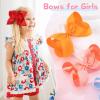 imageOaoleer 40Pcs 45quot Hair Bows Clips Grosgrain Ribbon Alligator Clips Barrettes Hair Accessories for Baby Girls Infants Toddlers Kids Teens Children 45 Inch 20 Colors in Pairs8 Inch Pack of 4040 Colors
