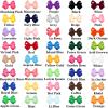 imageOaoleer 40Pcs 45quot Hair Bows Clips Grosgrain Ribbon Alligator Clips Barrettes Hair Accessories for Baby Girls Infants Toddlers Kids Teens Children 45 Inch 20 Colors in Pairs3 Inch Pack of 4040 Colors