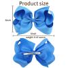 imageOaoleer 40Pcs 45quot Hair Bows Clips Grosgrain Ribbon Alligator Clips Barrettes Hair Accessories for Baby Girls Infants Toddlers Kids Teens Children 45 Inch 20 Colors in Pairs6 Inch Pack of 4040 Colors