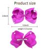 imageOaoleer 40Pcs 45quot Hair Bows Clips Grosgrain Ribbon Alligator Clips Barrettes Hair Accessories for Baby Girls Infants Toddlers Kids Teens Children 45 Inch 20 Colors in Pairs45 Inch Pack of 4020 Colors