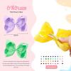imageOaoleer 40Pcs 45quot Hair Bows Clips Grosgrain Ribbon Alligator Clips Barrettes Hair Accessories for Baby Girls Infants Toddlers Kids Teens Children 45 Inch 20 Colors in Pairs8 Inch Pack of 4040 Colors