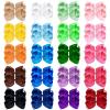 imageOaoleer 40Pcs 45quot Hair Bows Clips Grosgrain Ribbon Alligator Clips Barrettes Hair Accessories for Baby Girls Infants Toddlers Kids Teens Children 45 Inch 20 Colors in Pairs45 Inch Pack of 4020 Colors
