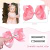 imageOaoleer Hair Bows 30 Colors 4 Inch Grosgrain Ribbon Bows Alligator Clips Hair Barrettes Hair Accessories for Girls Toddler Infants Kids Teens Children3 Inch Pack of 30